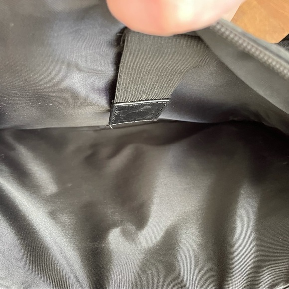 Kenneth Cole reaction black tote computer bag purse black zipper straps - Picture 9 of 11